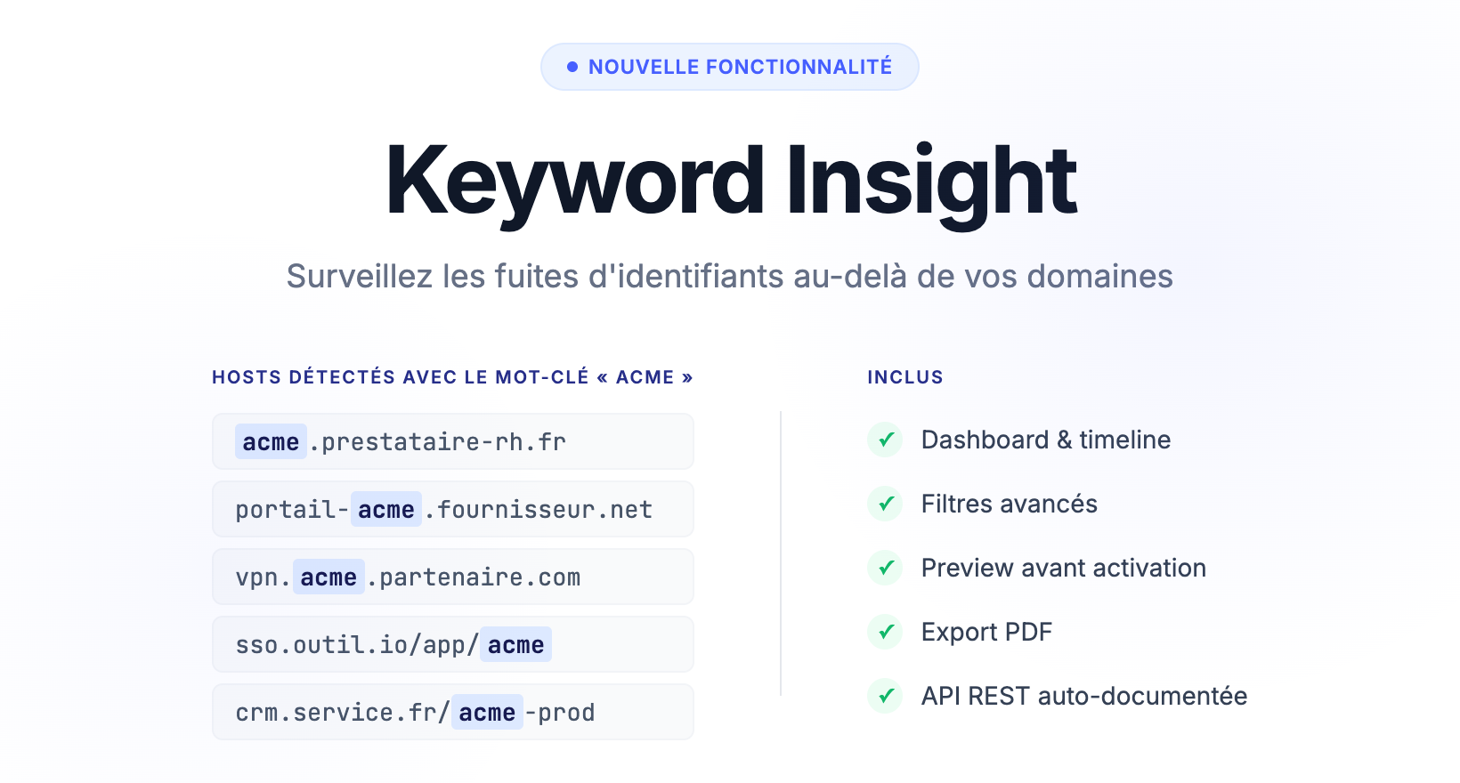 Dashboard Keyword Insight de Stealed